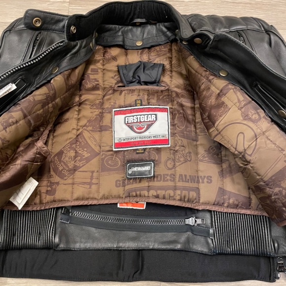 Leather Motorcycle Jacket - Picture 5 of 14